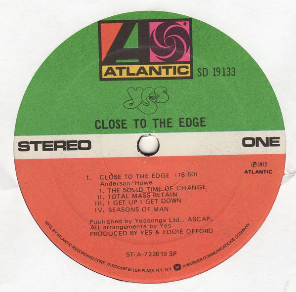 Yes - Close To The Edge (LP, Album, RE, SP ) (Very Good Plus (VG+)) - Image 5