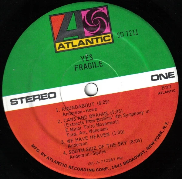 Yes - Fragile (LP, Album, PR ) (Very Good (VG)) - Image 5