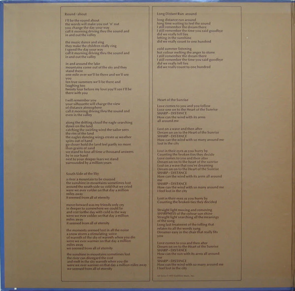 Yes - Fragile (LP, Album, RP, PR-) (Very Good Plus (VG+)) - Image 3