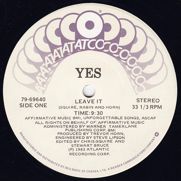 Yes - Leave It (12") (Near Mint (NM or M-)) - Image 3