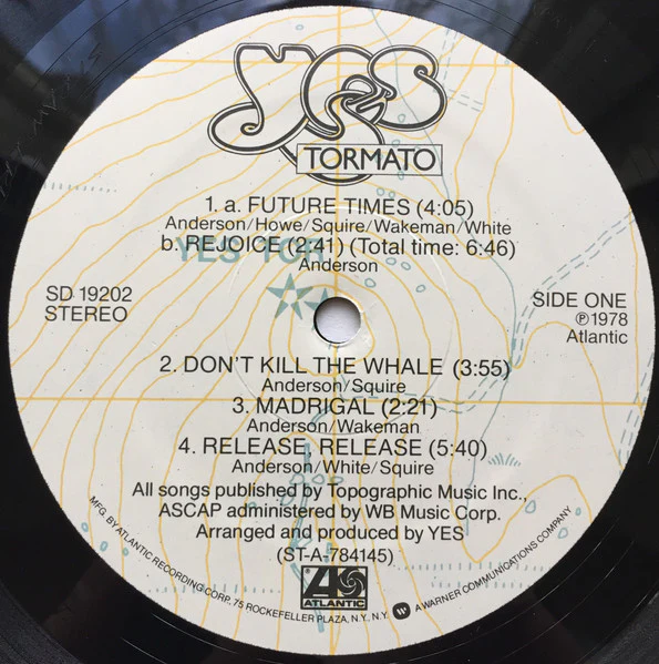 Yes - Tormato (LP, Album, PRC) (Very Good Plus (VG+)) - Image 3