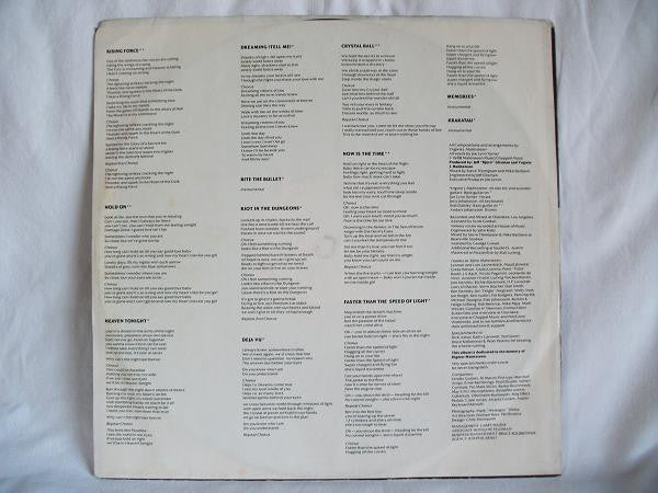 Yngwie J. Malmsteen's Rising Force - Odyssey (LP, Album, SRC) (Near Mint (NM or M-)) - Image 5