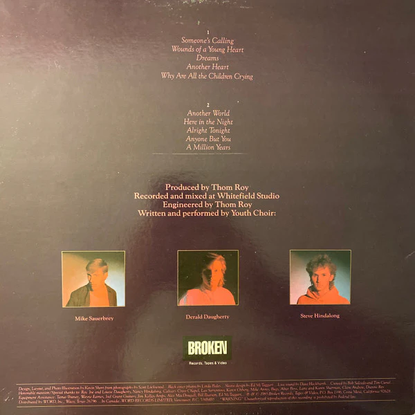 Youth Choir - Voices In Shadows (LP, Album) (Very Good Plus (VG+)) - Image 2