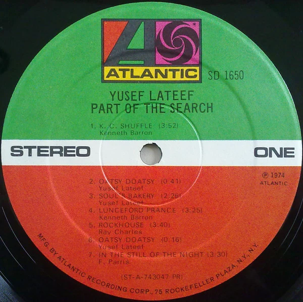 Yusef Lateef - Part Of The Search (LP, PR) (Near Mint (NM or M-)) - Image 3