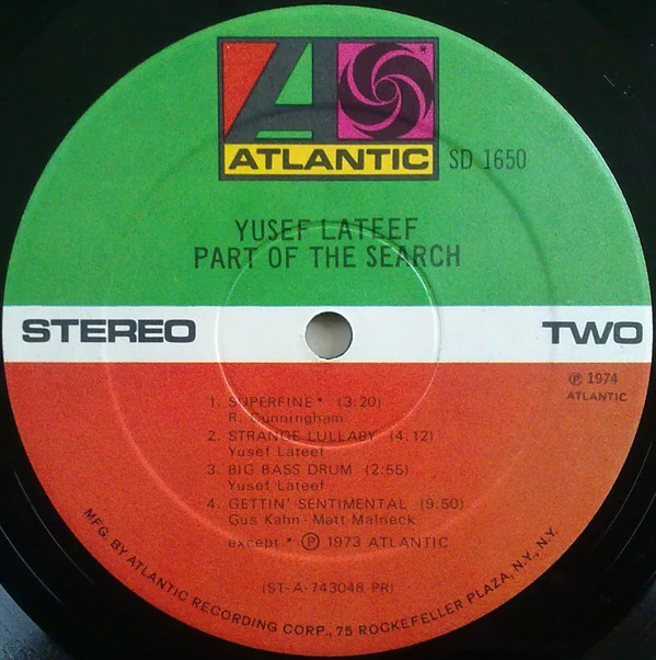 Yusef Lateef - Part Of The Search (LP, PR) (Near Mint (NM or M-)) - Image 4