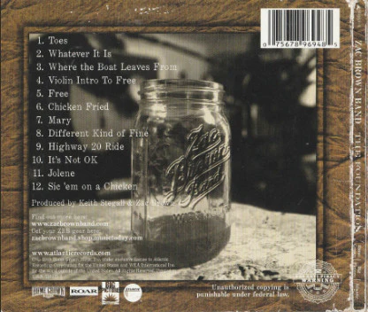 Zac Brown Band - The Foundation (CD, Album, Car) (Very Good (VG)) - Image 2