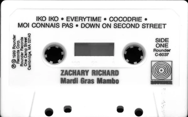 Zachary Richard - Mardi Gras Mambo (Cass, Album) (Near Mint (NM or M-)) - Image 3