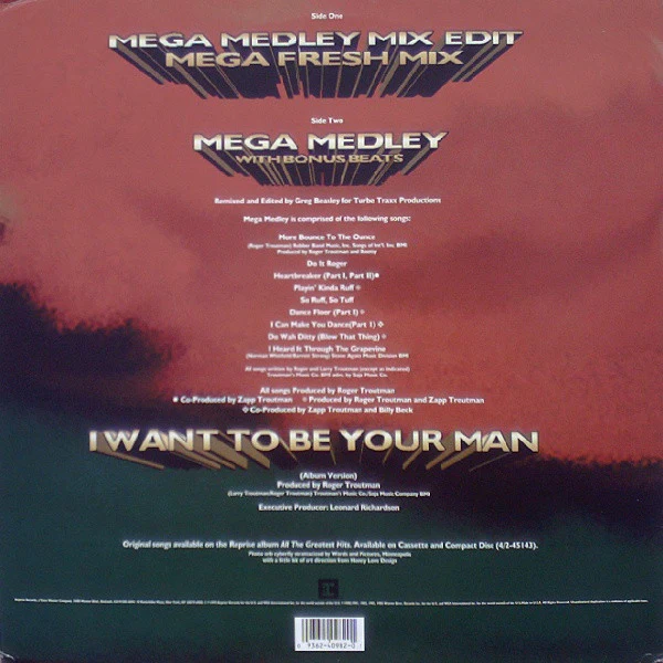 Zapp & Roger - Mega Medley (12") (Very Good (VG)) - Image 2