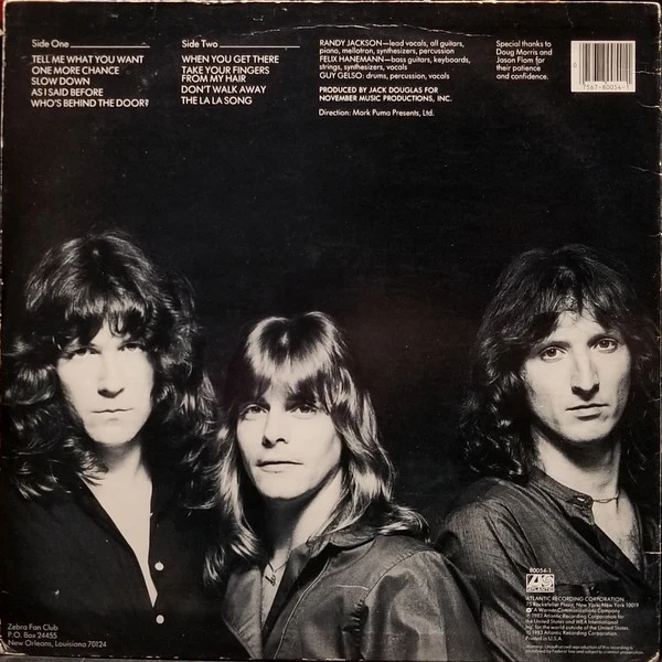 Zebra - Zebra (LP, Album, SP ) (Good Plus (G+)) - Image 2