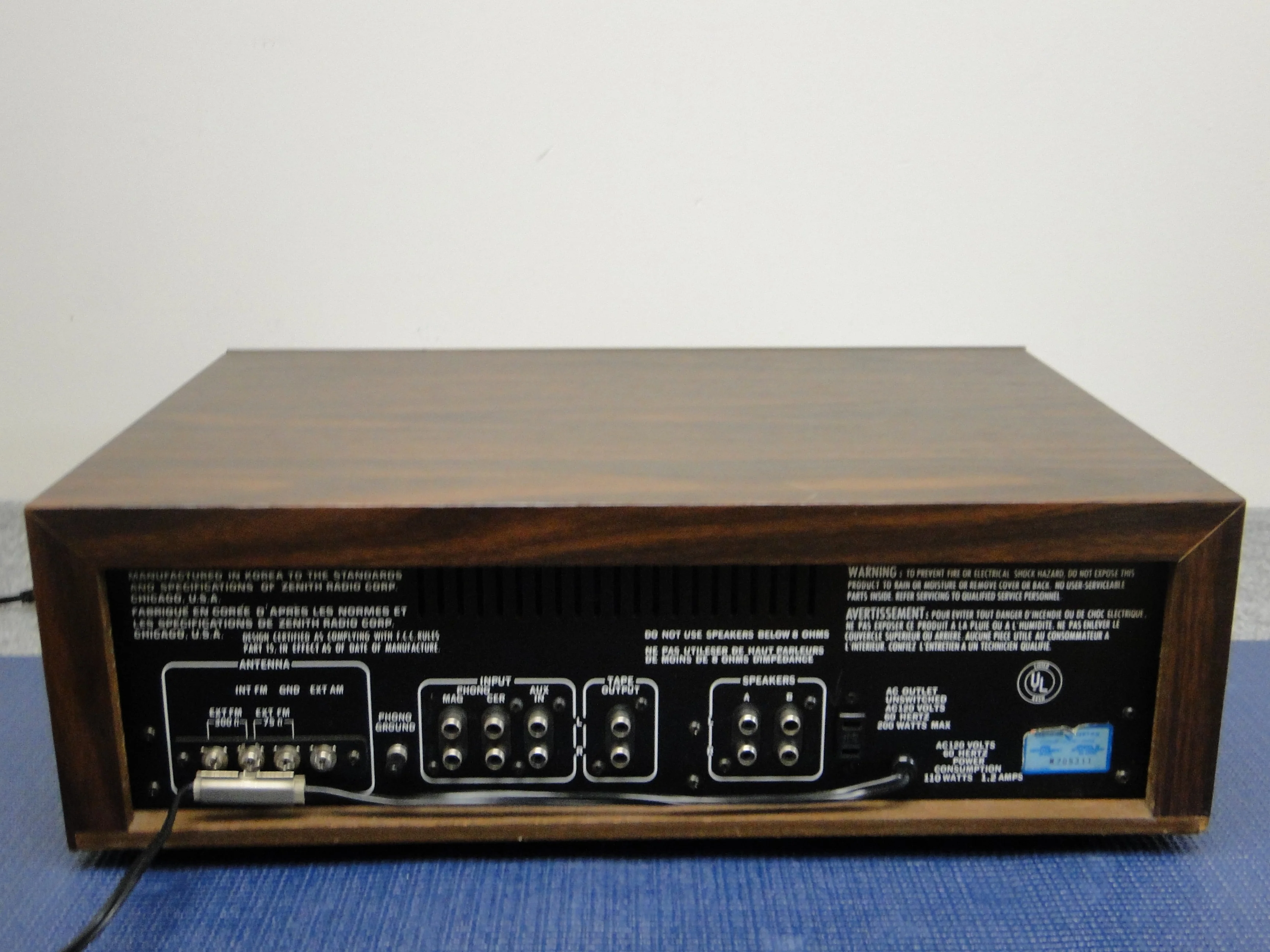 Zenith MC6020 Stereo Receiver with 8-Track Player - Image 15