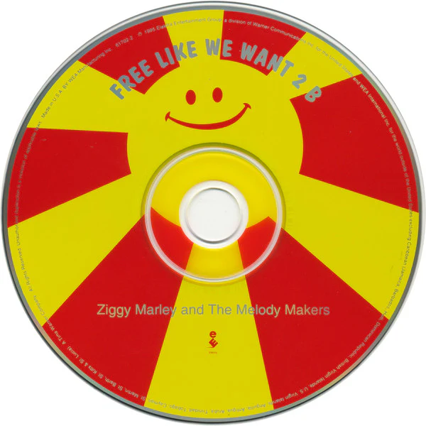 Ziggy Marley And The Melody Makers - Free Like We Want 2 B (CD, Album) (Very Good Plus (VG+)) - Image 3