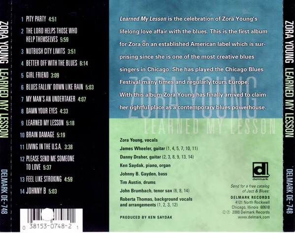 Zora Young - Learned My Lesson (CD, Album) (Very Good Plus (VG+)) - Image 5