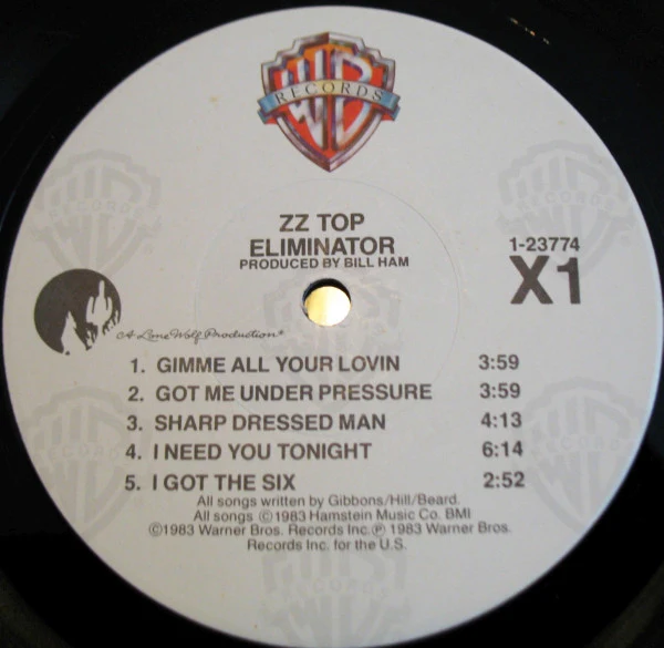 ZZ Top - Eliminator (LP, Album, Jac) (Very Good Plus (VG+)) - Image 3