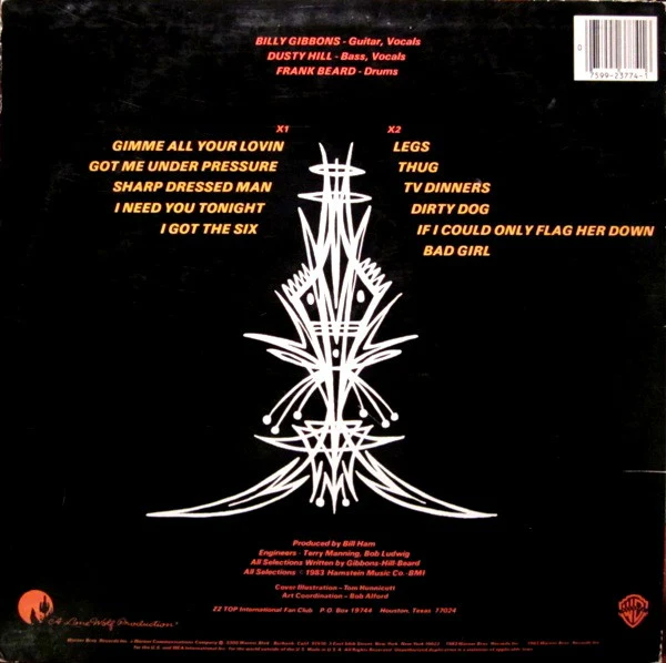 ZZ Top - Eliminator (LP, Album, Jac) (Very Good (VG)) - Image 2
