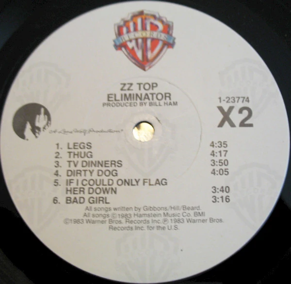 ZZ Top - Eliminator (LP, Album, Jac) (Very Good (VG)) - Image 4