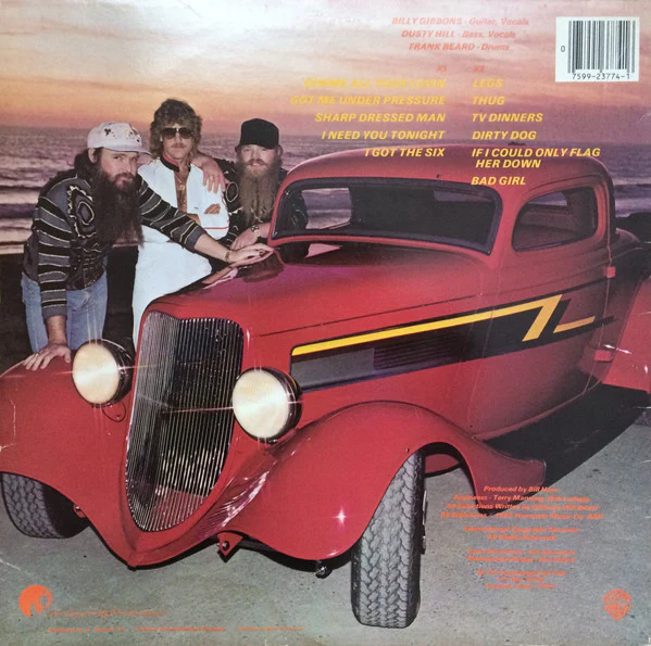 ZZ Top - Eliminator (LP, Album, Spe) (Very Good Plus (VG+)) - Image 2