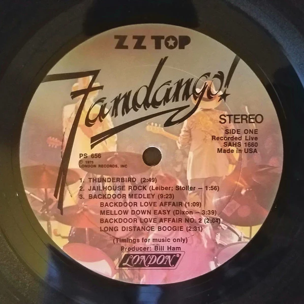 ZZ Top - Fandango! (LP, Album, Pet) (Very Good Plus (VG+)) - Image 3