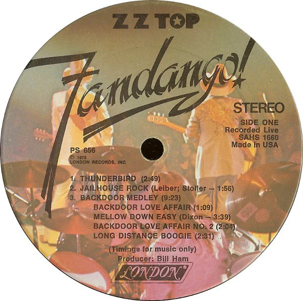 ZZ Top - Fandango! (LP, Album, Ter) (Very Good Plus (VG+)) - Image 3