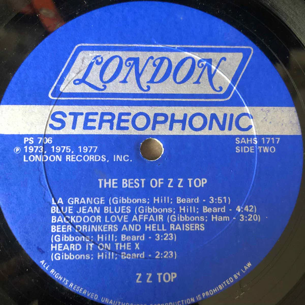 ZZ Top - The Best Of ZZ Top (LP, Comp, Pet) (Very Good Plus (VG+)) - Image 4