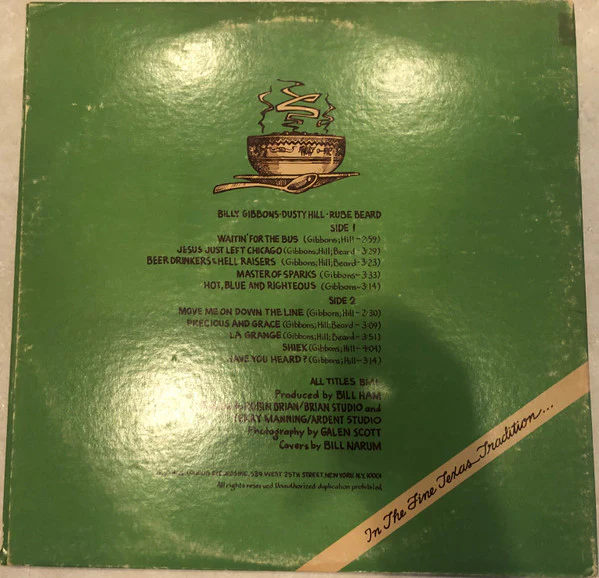 ZZ Top - Tres Hombres (LP, Album, AL ) (Very Good Plus (VG+)) - Image 2